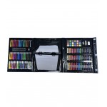 Painting Set 208 pcs with Carrying Case 40.5×32.5x6cm – BLACK
