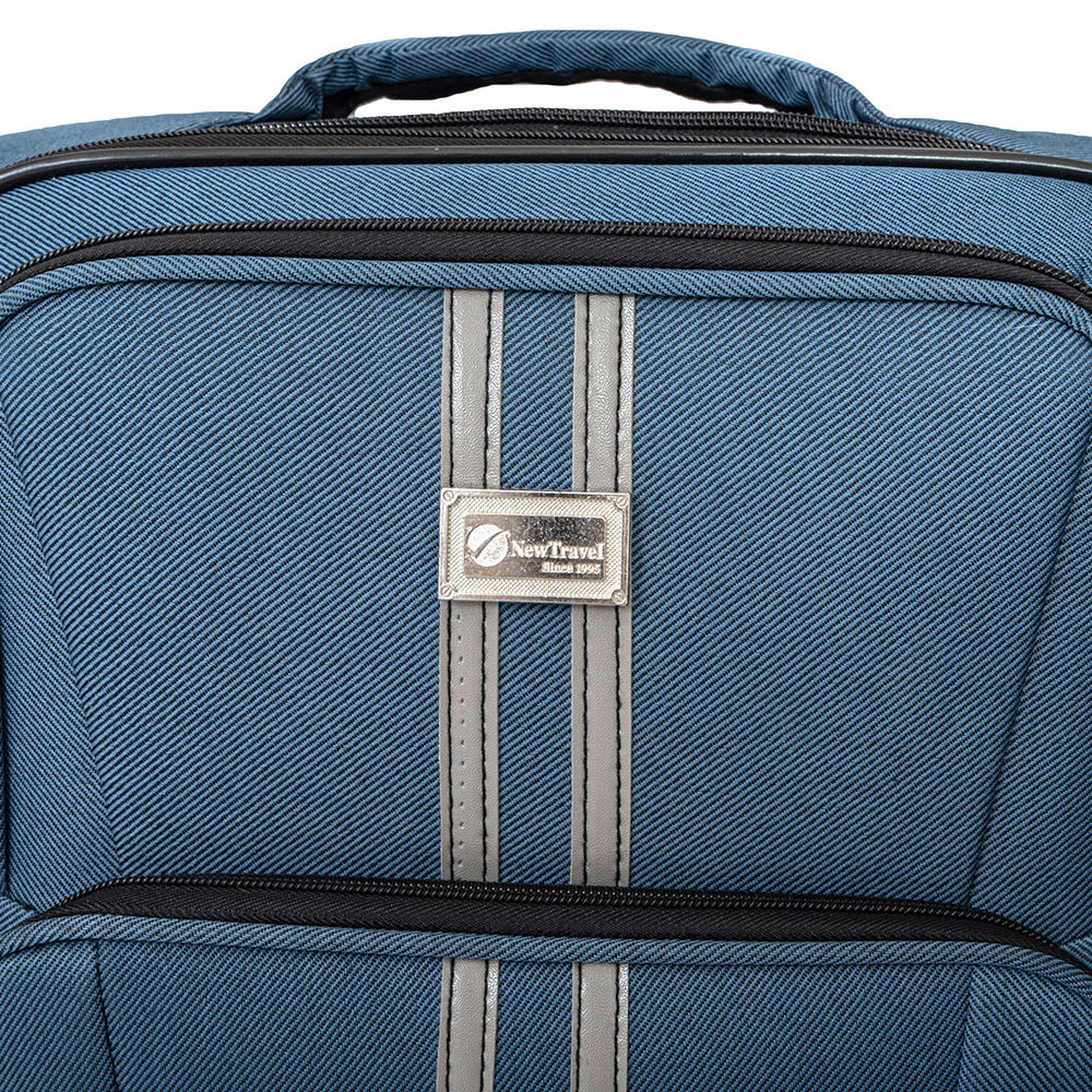 Set of Travel Suitcases 4 pcs 83*53*37cm FABRIC – TRAVEL FABRIC – BLUE