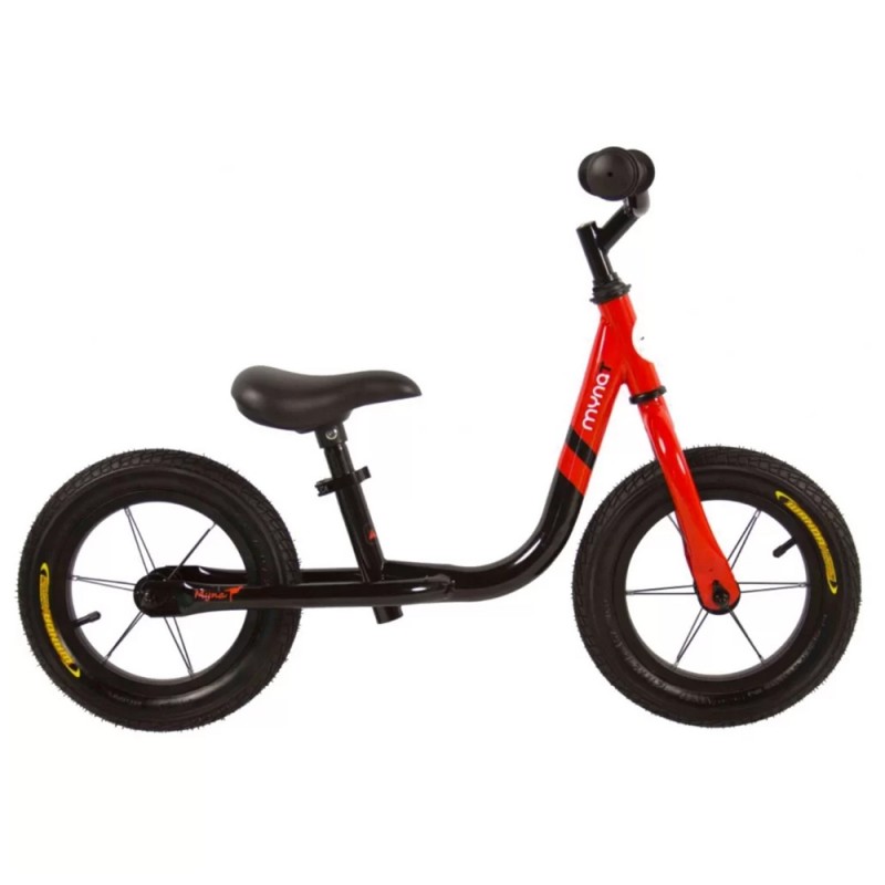 Παιδικό Ποδήλατο Ισορροπίας Mynat Modern με Δερμάτινη Σέλα F603-BLACK-RED