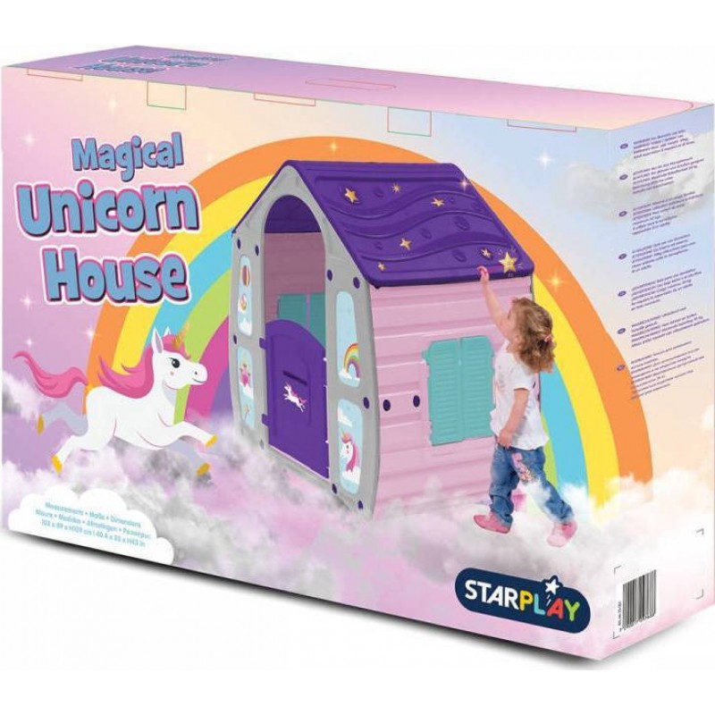 Παιδικό Σπιτάκι Κήπου Starplay Unicorn Magical House Μωβ - 23561