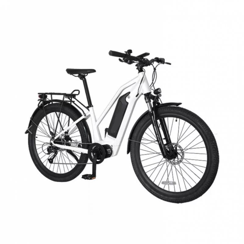 Ηλεκτρικό Ποδήλατο CITYS 27,5″ Με 9 Ταχύτητες Shimano αυτονομία μπαταρίας 100km Max ταχύτητα 25km – ΛΕΥΚΟ – E-BICYCLE-BT-500-WHITE