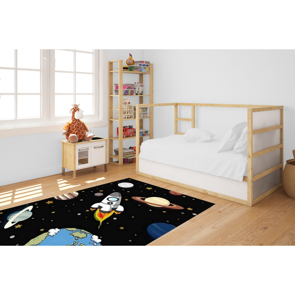 Παιδικό Χαλί Printed – SPACE 120x160cm CK-10055B