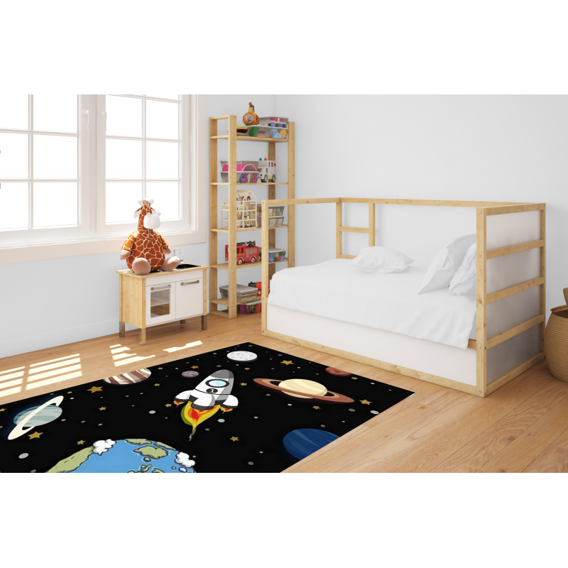 Children's Carpet Printed - SPACE 120x160cm CK-10055B